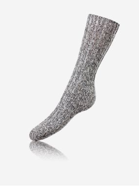 Šedé unisex zimné ponožky Bellinda NORWEGIAN STYLE SOCKS