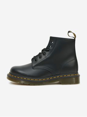 Čierne kožené členkové topánky Dr. Martens 101