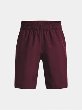 Vínové športové kraťasy Under Armour UA Woven Graphic Shorts