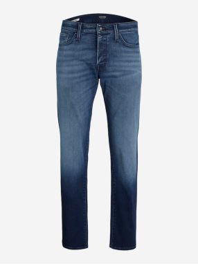 Modré pánske slim fit džínsy Jack & Jones Glenn