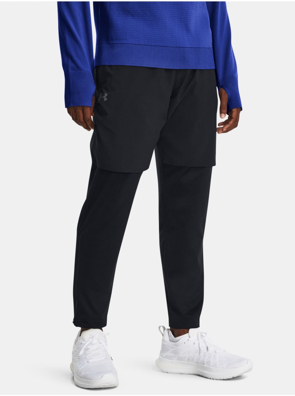 Čierne športové nohavice Under Armour QUALIFIER ELITE COLD PANT