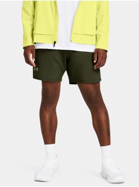 Tmavozelené športové kraťasy Under Armour LAUNCH ELITE 2in1 7'' SHORT