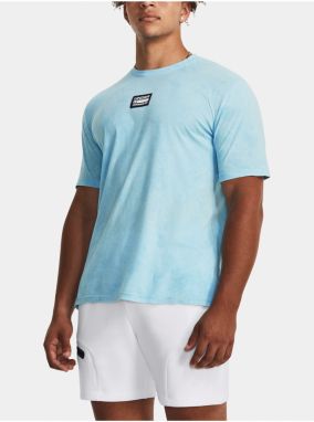 Svetlomodré tričko Under Armour UA ELEVATED CORE WASH SS