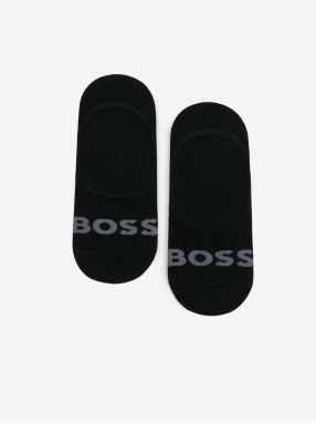 Súprava dvoch párov pánskych ponožiek v čiernej farbe BOSS