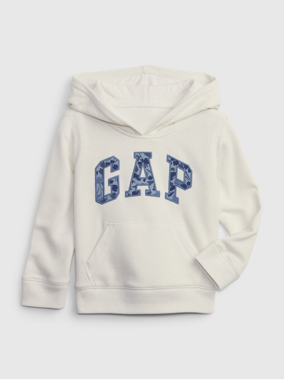 Krémová detská mikina s kapucňou GAP
