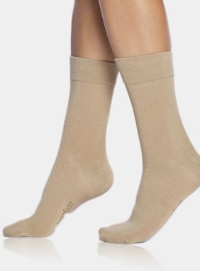 Béžové dámske ponožky Bellinda BAMBUS COMFORT SOCKS