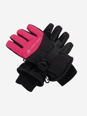 Ružovo-čierne dievčenské rukavice s membránou PTX ALPINE PRE Lordo