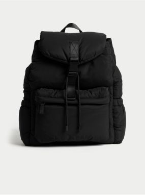 Čierny batoh so sťahovacou šnúrkou Marks & Spencer