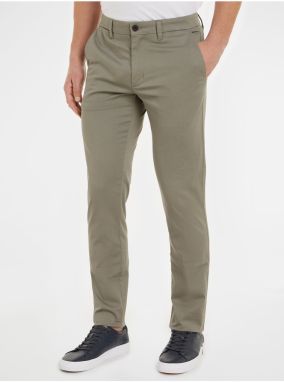 Šedé pánske chino nohavice Tommy Hilfiger Bleecker Chino