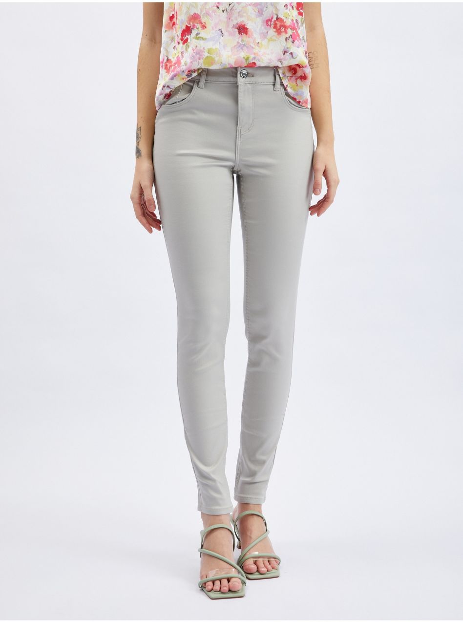 Skinny fit pre ženy ORSAY - svetlosivá