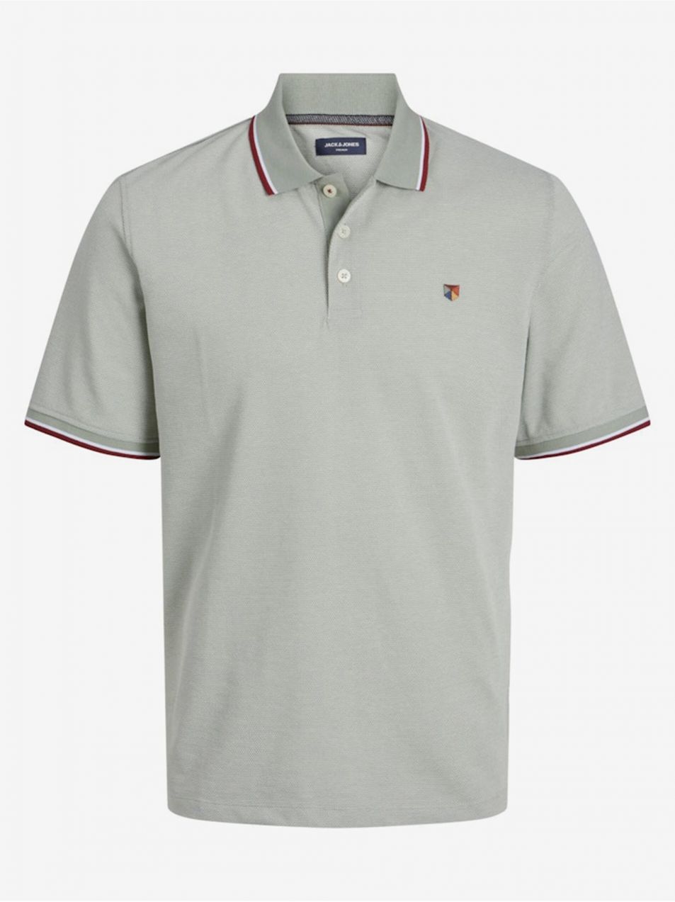 Svetlo zelené pánske polo tričko Jack & Jones Bluwin