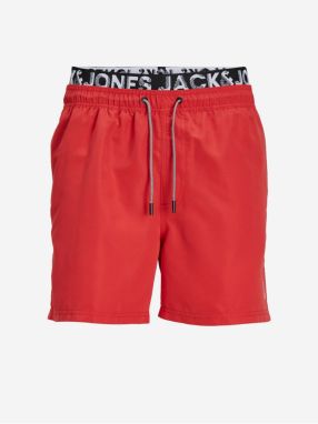 Červené pánske plavky Jack & Jones Fiji