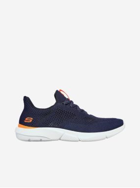 Tenisky, espadrilky pre mužov Skechers - tmavomodrá, oranžová, biela