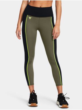 Kaki športové legíny Under Armour Pjt Rck LG Clrblck Ankl Lg