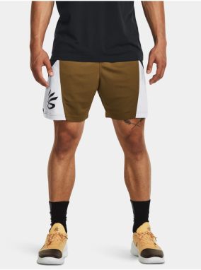 Hnědé sportovní kraťasy Under Armour Curry Splash Short