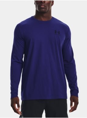 Tmavomodré športové tričko Under Armour UA SPORTSTYLE LEFT CHEST LS