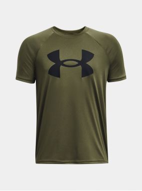 Khaki športové tričko Under Armour UA Tech Big Logo SS