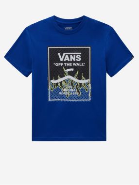 Modré chlapčenské tričko VANS Print Box 2.0