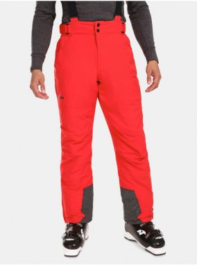 Červené pánske lyžiarske nohavice Kilpi Mimas