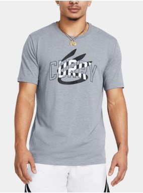 Svetlosivé tričko Under Armour Curry Champ Mindset Tee