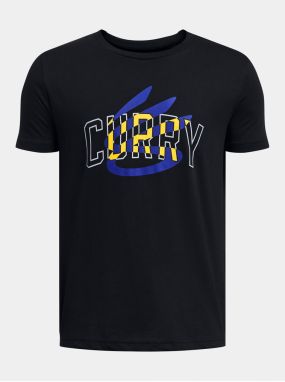 Čierne tričko Under Armour Curry Logo Tee