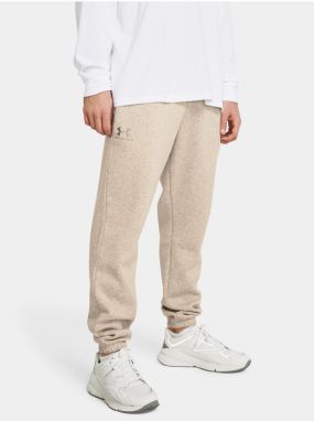 Svetlo hnedé tepláky Under Armour UA Essential Fleece Jogger