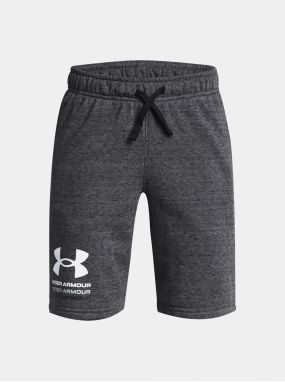 Tmavosivé kraťasy Under Armour UA Boys Rival Terry Short