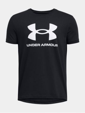 Tmavosivé tričko Under Armour UA SPORTSTYLE LOGO SS