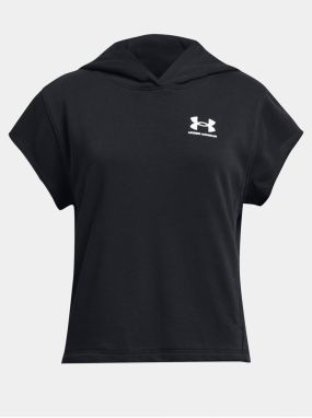 Čierna športová mikina Under Armour UA G Rival Try SS Cut Hdy