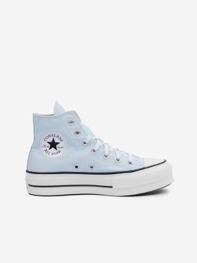 Svetlomodré dámske členkové tenisky Converse Chuck Taylor All Star Lift