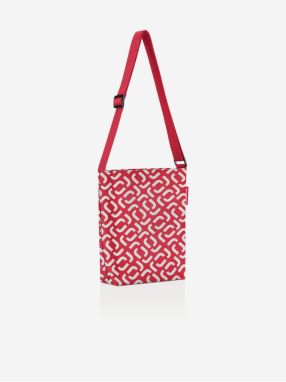 Červená dámska vzorovaná kabelka cez rameno Reisenthel Shoulderbag S Signature Red