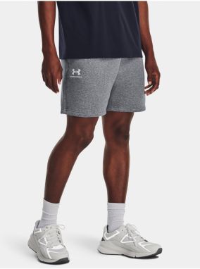 Šedé teplákové kraťasy Under Armour UA Essential Fleece Shorts