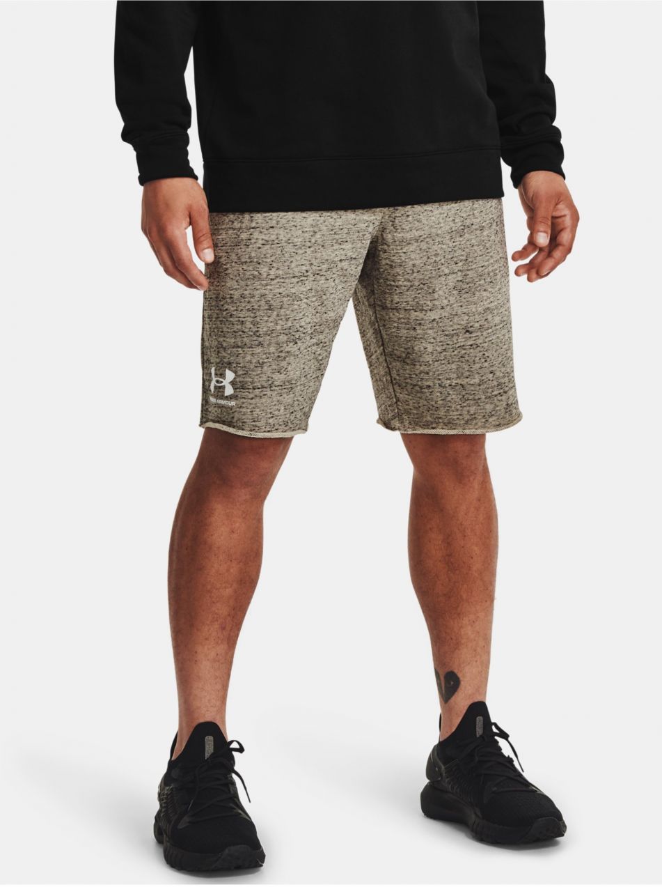 Hnedé športové kraťasy Under Armour UA RIVAL TERRY SHORT