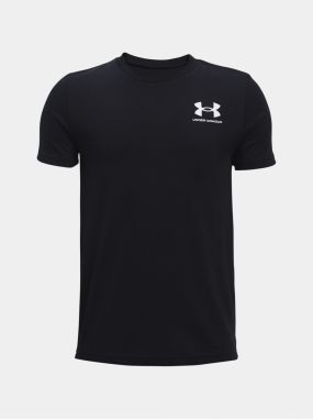 Čierne tričko Under Armour UA B SPORTSTYLE LEFT CHEST SS