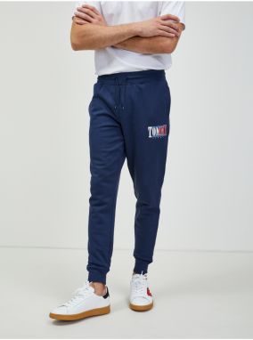 Tmavomodré pánske tepláky Tommy Jeans