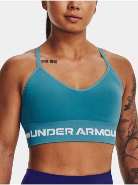 Modrá športová podprsenka Under Armour UA Seamless Low Long Bra