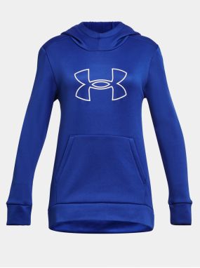 Tmavomodrá športová mikina Under Armour Armour Fleece BL Hoodie