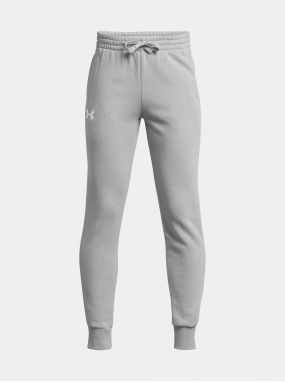 Svetlosivé tepláky Under Armour UA Rival Fleece Joggers