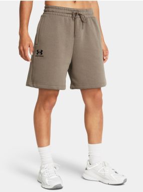 Hnedé kraťasy Under Armour UA Essl Flc Relax BF Short