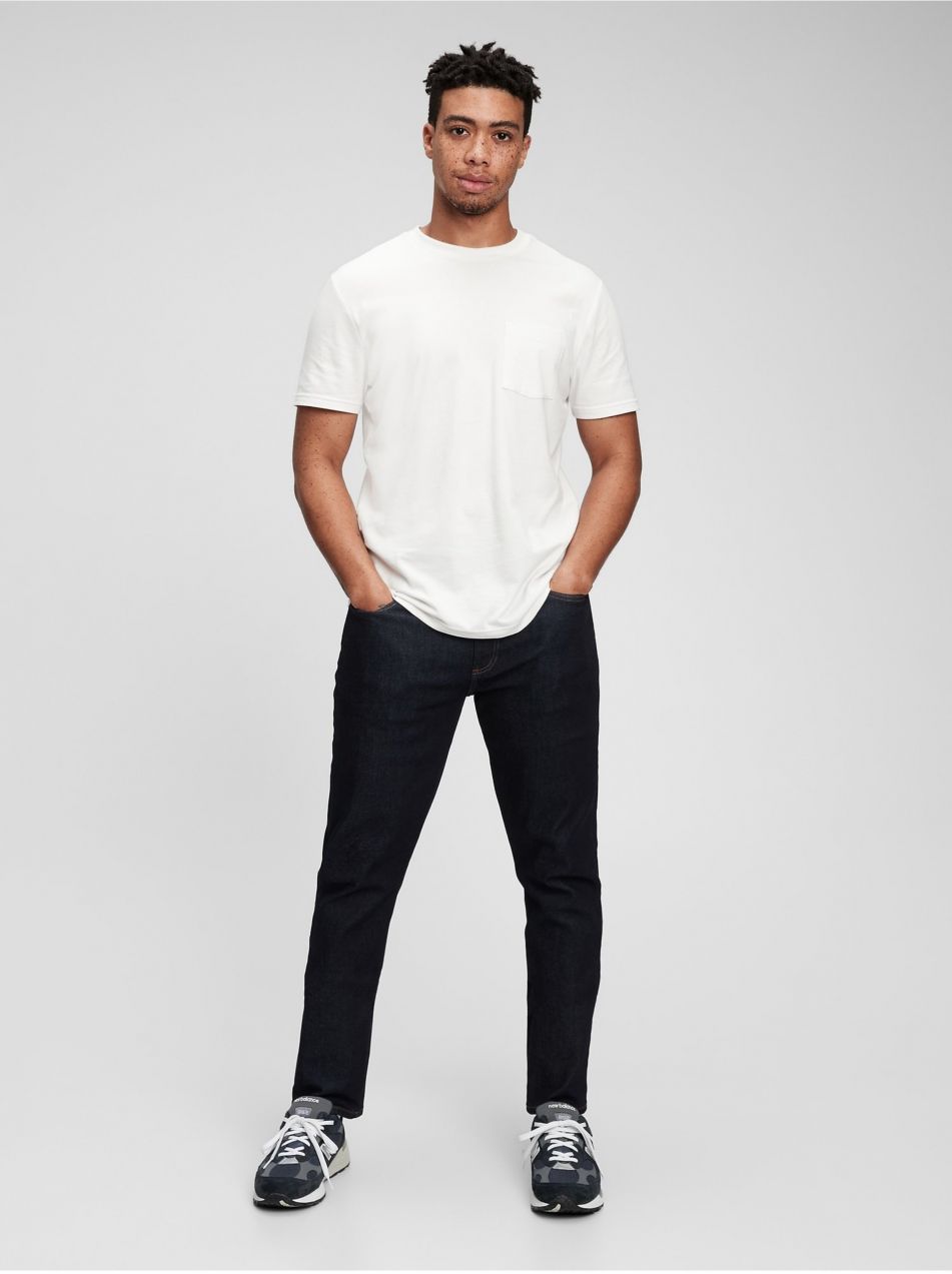 Tmavomodré pánske skinny fit rifle GAP
