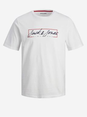 Biele pánske tričko Jack & Jones Zion