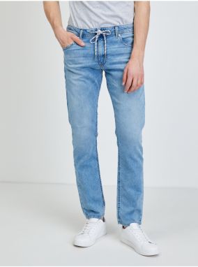 Slim fit pre mužov Diesel - svetlomodrá