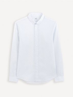 Biela pánska košeľa Celio Gaop