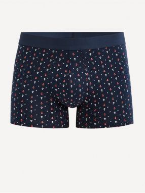 Tmavomodré pánske boxerky Celio Giboancre