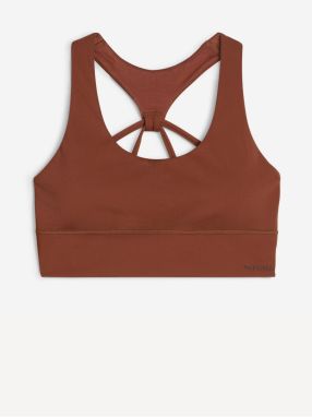 Hnedá dámska športová podprsenka Puma 4Keeps Evolve Longline Bra