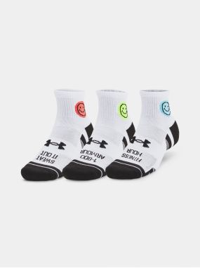 Súprava troch párov ponožiek Under Armour UA Perf Tech Nvlty 3pk Qtr