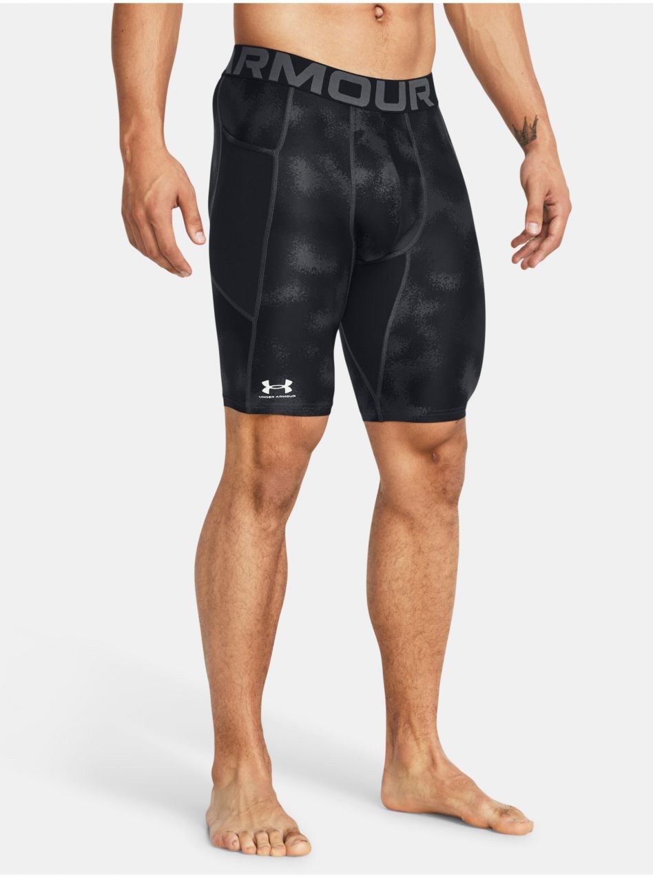 Čierne športové kraťasy Under Armour UA HG Armour Printed Lg Sts
