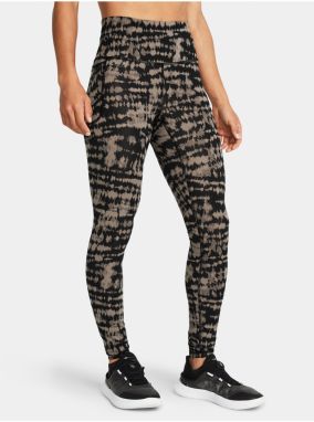 Hnedé športové legíny Under Armour Motion Print Legging