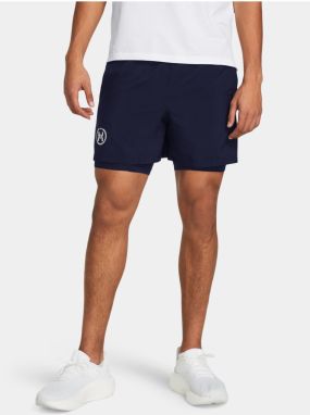 Tmavomodré športové kraťasy Under Armour UA RUN ANYWHERE 5'' SHORTS