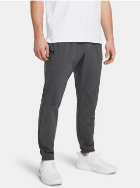 Šedé športové tepláky Under Armour UA Stretch Woven Joggers